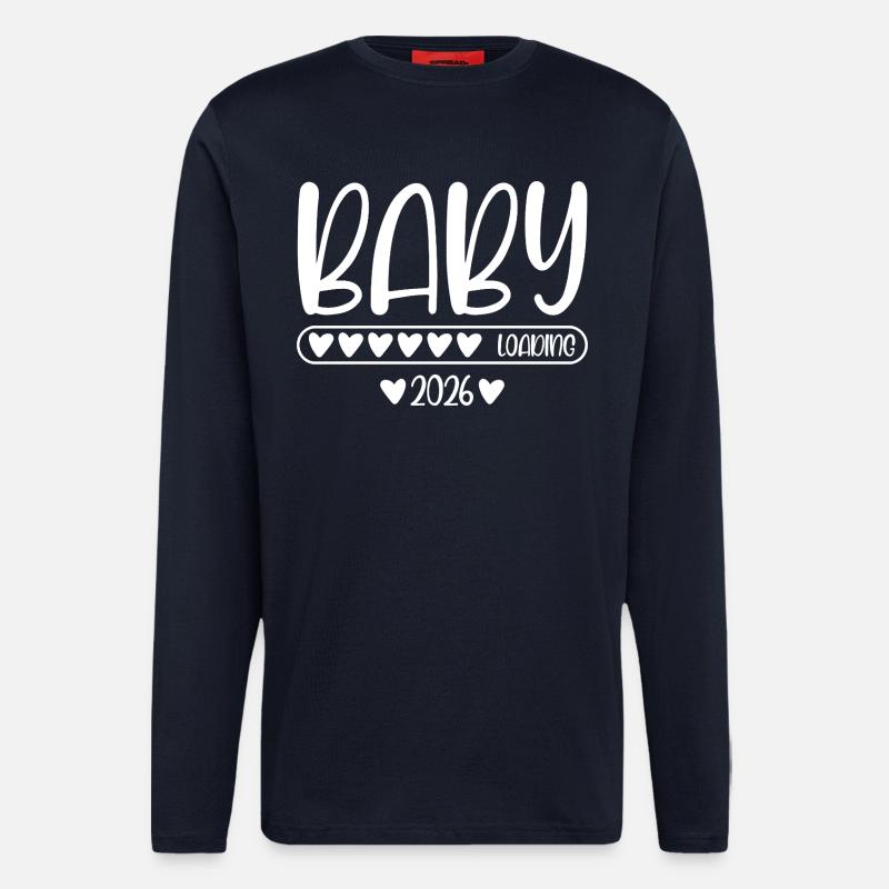 Baby 2026 loading - Langarmshirt - made by SPREAD  - DARK NAVY