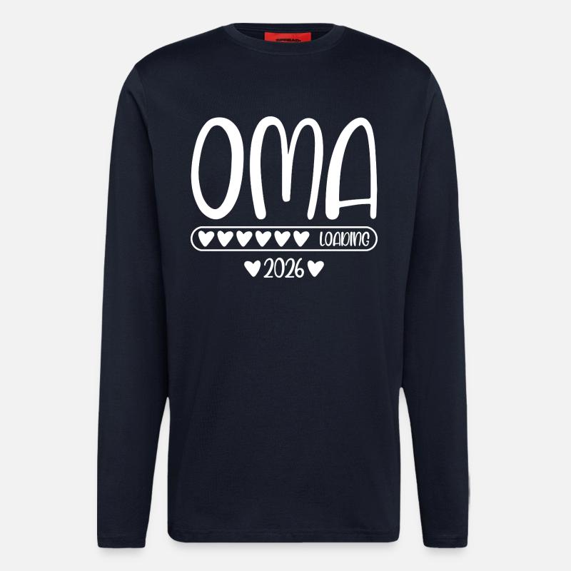Oma 2026 loading - Langarmshirt - made by SPREAD  - DARK NAVY