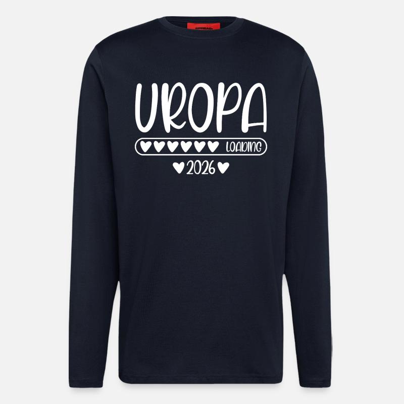 Uropa 2026 loading - Langarmshirt - made by SPREAD  - DARK NAVY