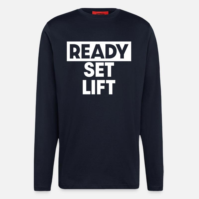 Ready Set Lift - Longsleeve - made by SPREAD  - DARK NAVY