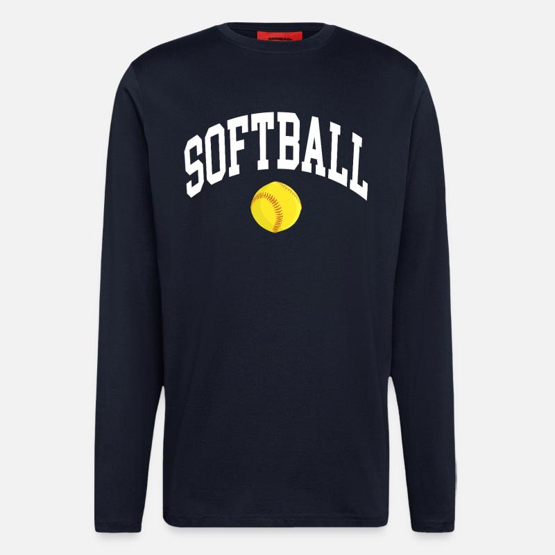 Softball - Langarmshirt - made by SPREAD  - DARK NAVY