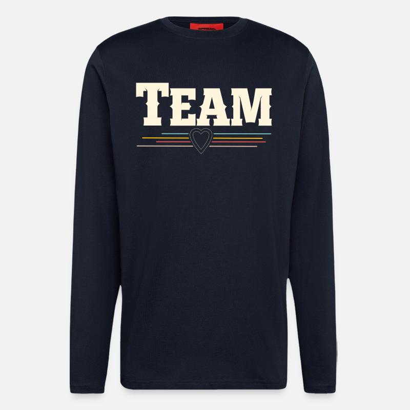 Team - Langarmshirt - made by SPREAD  - DARK NAVY