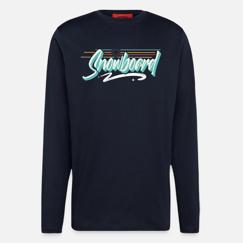 Snowboard - Langarmshirt - made by SPREAD  - DARK NAVY