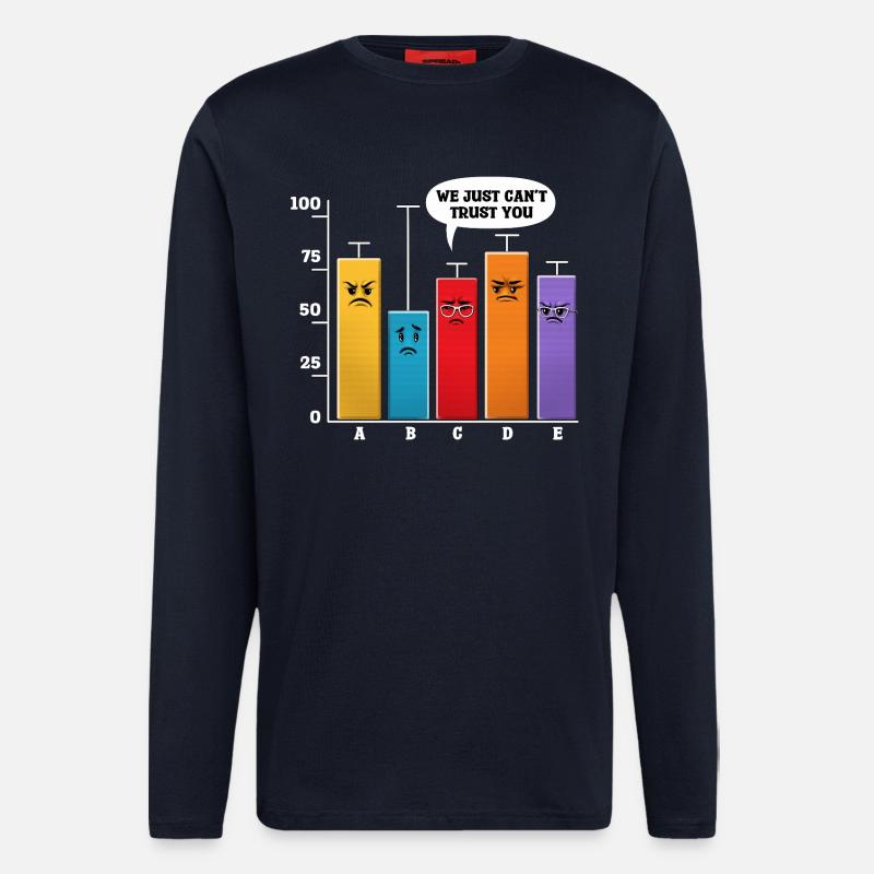 Data Science Analysis - Longsleeve - made by SPREAD  - DARK NAVY