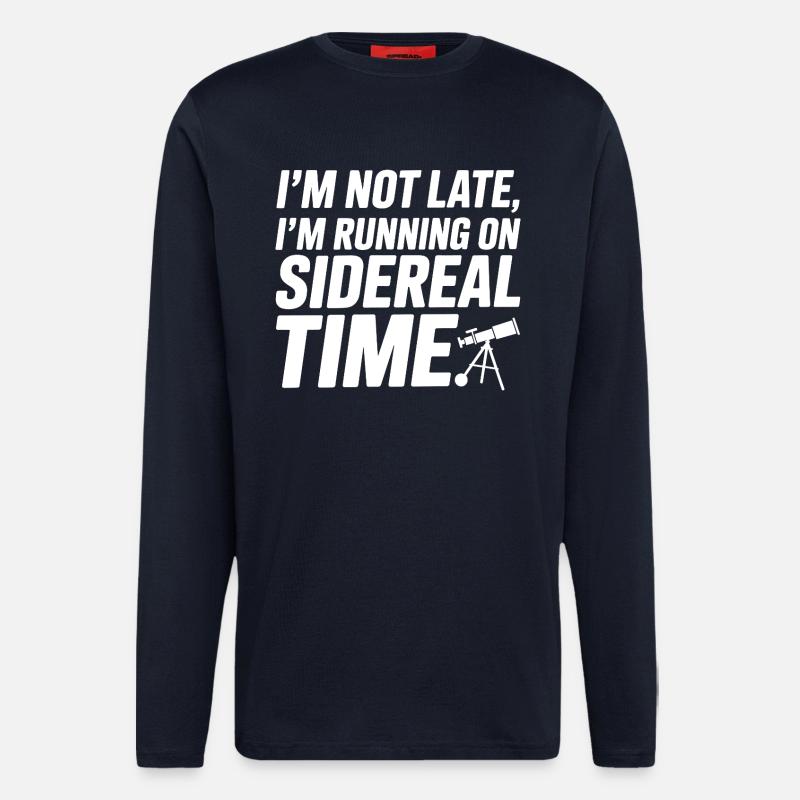 Celestial Map Constellation Guide - Longsleeve - made by SPREAD - DARK NAVY