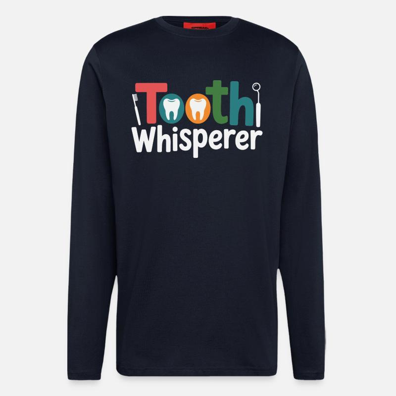 Dental Technician Precision Work  - Longsleeve - made by SPREAD  - DARK NAVY