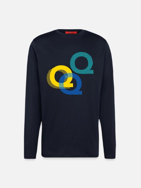 Letter Q q - Longsleeve - made by SPREAD - DARK NAVY