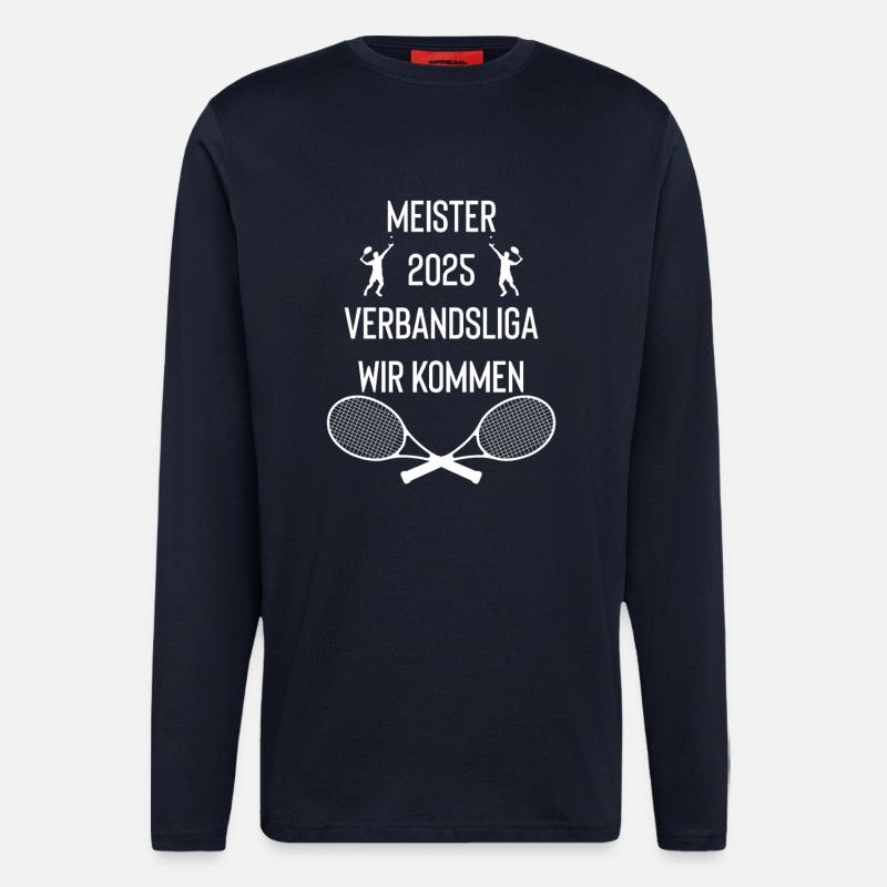 Tennismatch Motivation 2025 - Langarmshirt - made by SPREAD - DARK NAVY