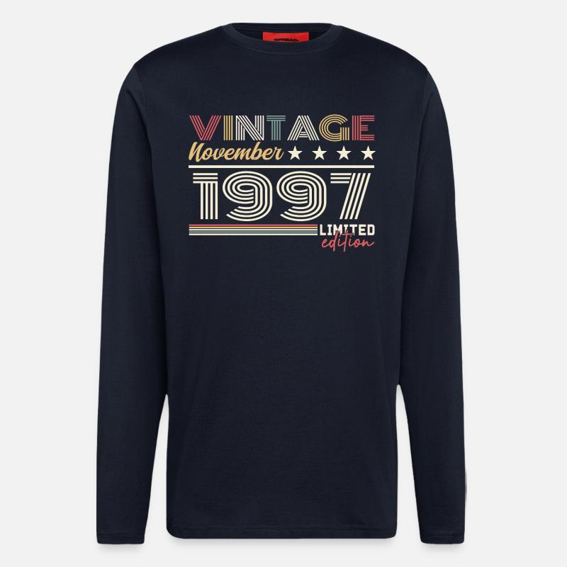 November 1997 - Langarmshirt - made by SPREAD  - DARK NAVY