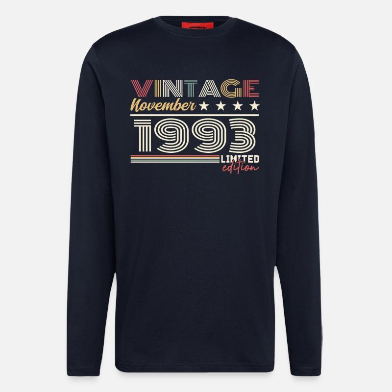 November 1993 - Langarmshirt - made by SPREAD  - DARK NAVY