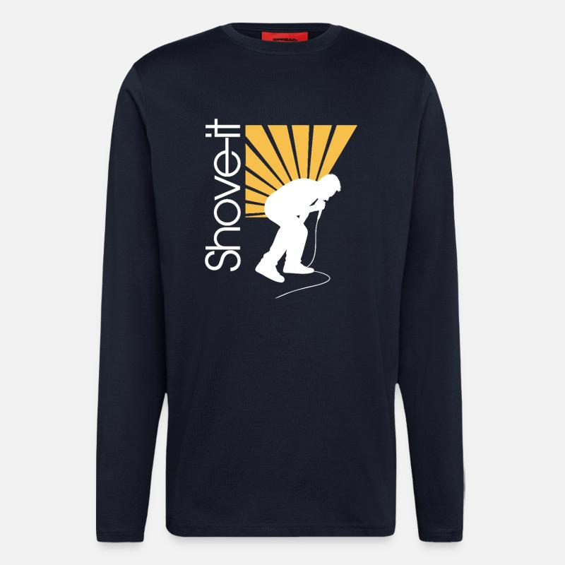SCHIEB ES, SCHIEB ES!! -AFFE - Langarmshirt - made by SPREAD  - DARK NAVY