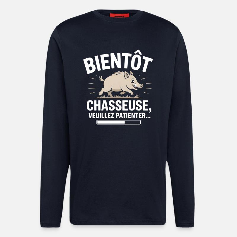 Soon to be a hunter - Longsleeve - made by SPREAD  - DARK NAVY
