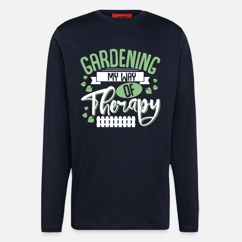 Garten Schrebergarten - Langarmshirt - made by SPREAD  - DARK NAVY
