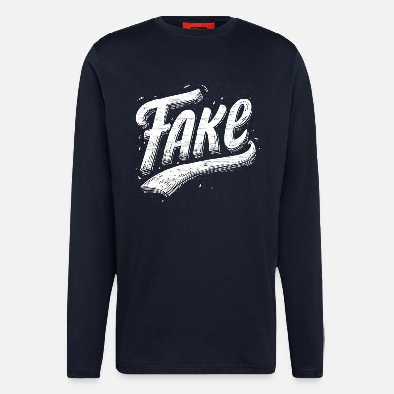 Fake - Langarmshirt - made by SPREAD  - DARK NAVY
