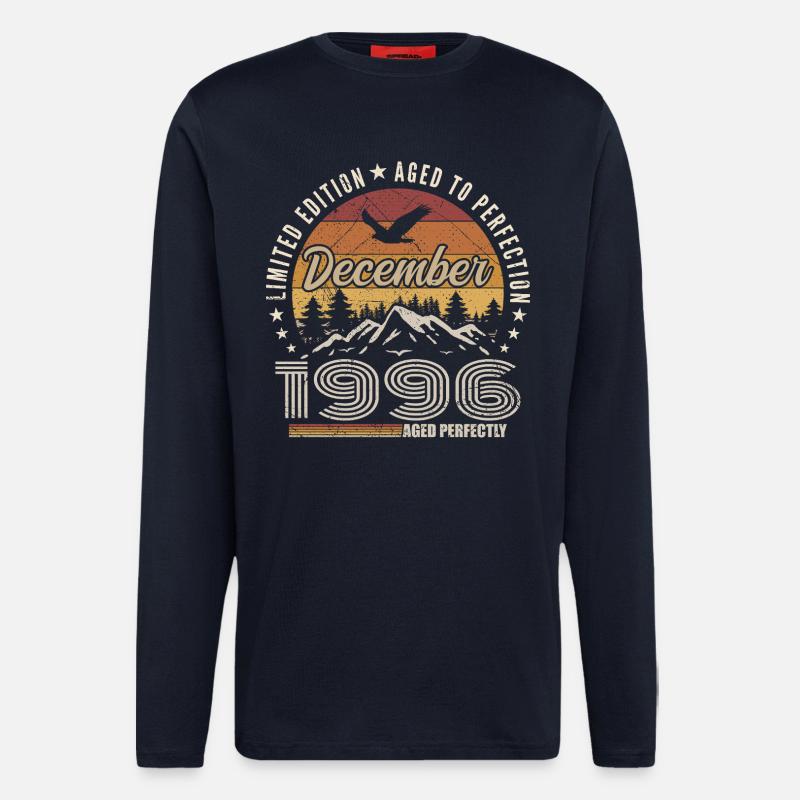 Dezember 1996 Originalausgabe Dezember-Geschenk - Langarmshirt - made by SPREAD  - DARK NAVY