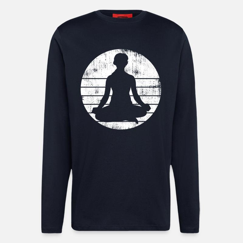 Yogi Sketch - Langarmshirt - made by SPREAD - DARK NAVY