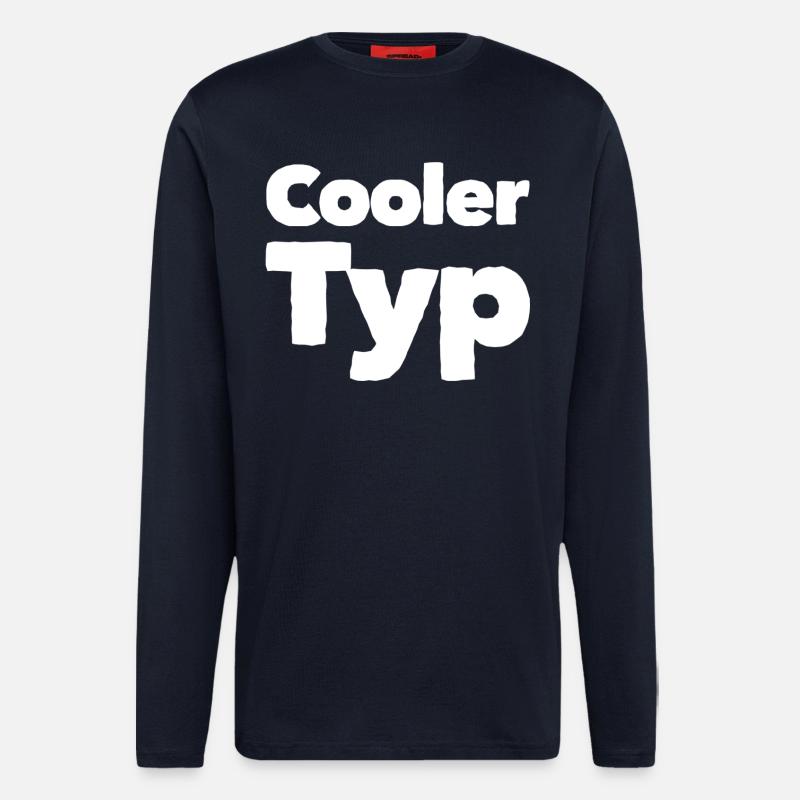 COOLER TYP - Langarmshirt - made by SPREAD  - DARK NAVY