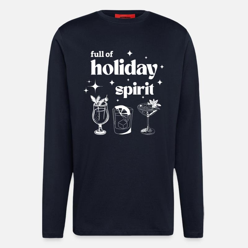 Voller Urlaubsstimmung - Langarmshirt - made by SPREAD  - DARK NAVY