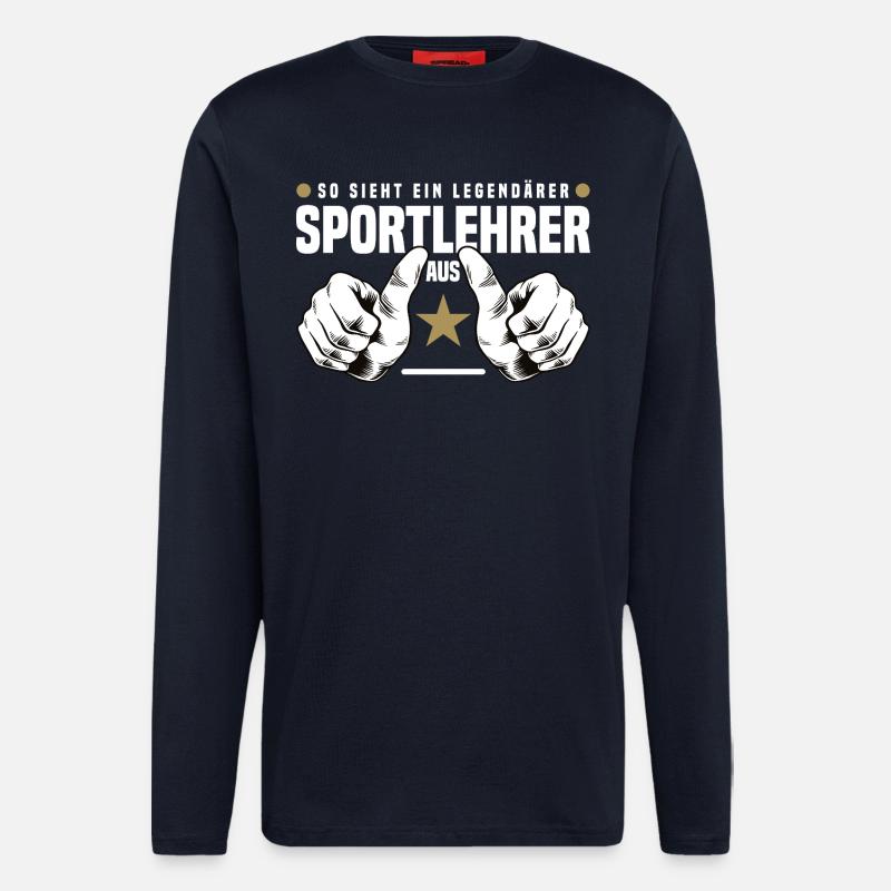 Sportlehrer - Langarmshirt - made by SPREAD  - DARK NAVY