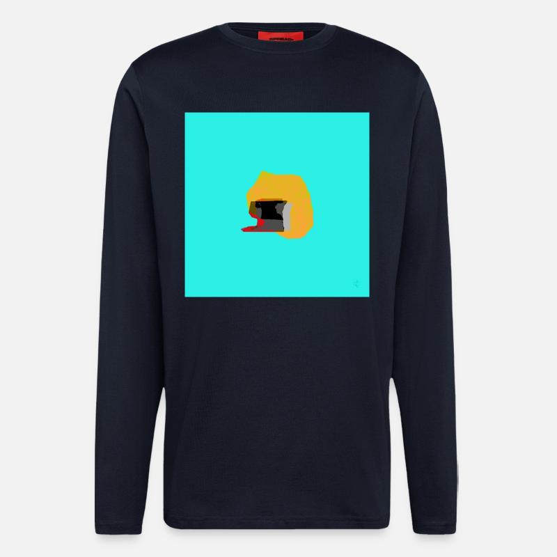TEXTURA_DE_COLOR_#33 - Langarmshirt - made by SPREAD  - DARK NAVY