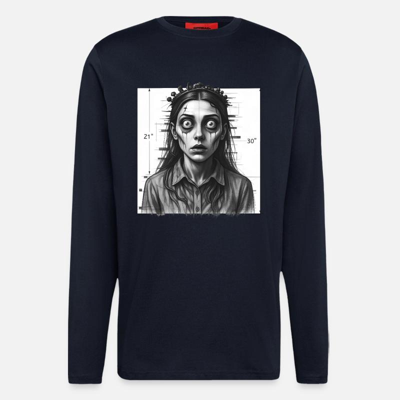 THE WITCH - dark hell - Longsleeve - made by SPREAD  - DARK NAVY
