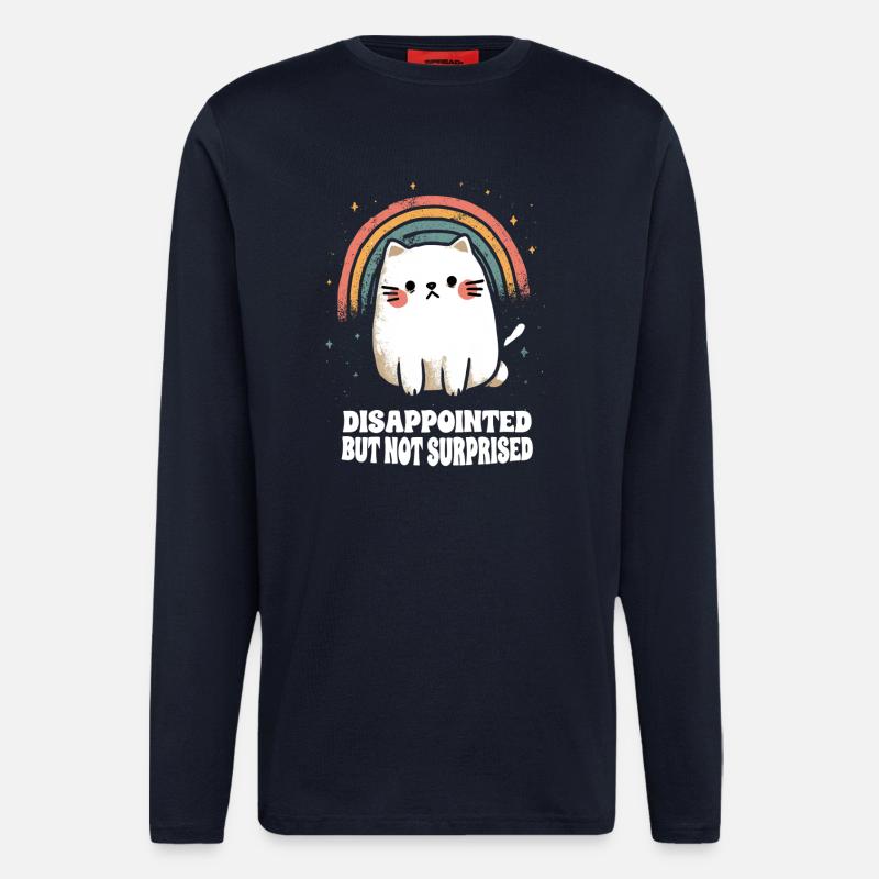 déçu - Manches longues bio décontracté fabriqué en UE - DARK NAVY