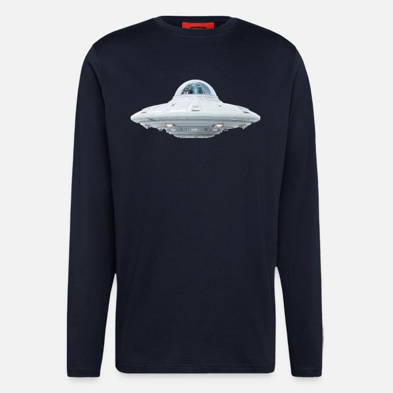 UFO - Langarmshirt - made by SPREAD  - DARK NAVY