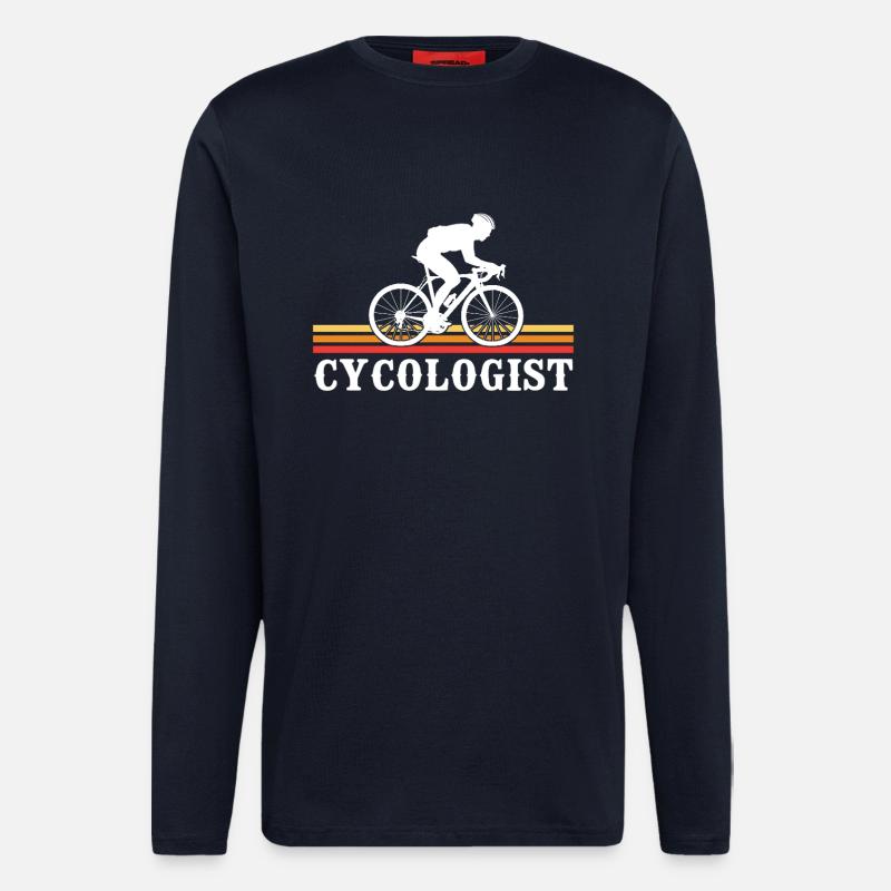 Cycologist cycling - Langarmshirt - made by SPREAD - DARK NAVY