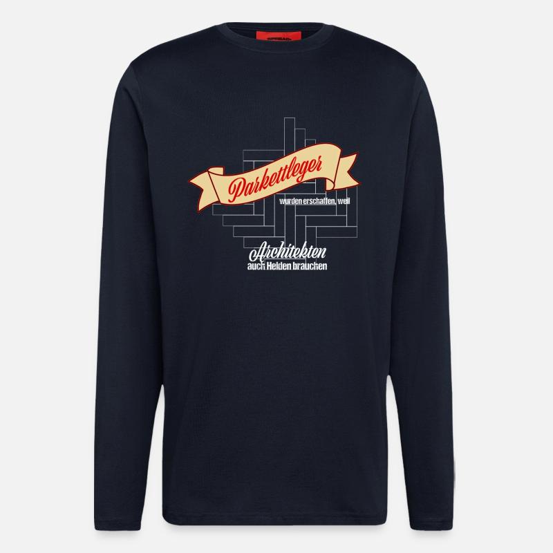 Parquet layer - Longsleeve - made by SPREAD  - DARK NAVY