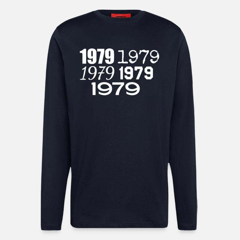 1979 - Langarmshirt - made by SPREAD  - DARK NAVY
