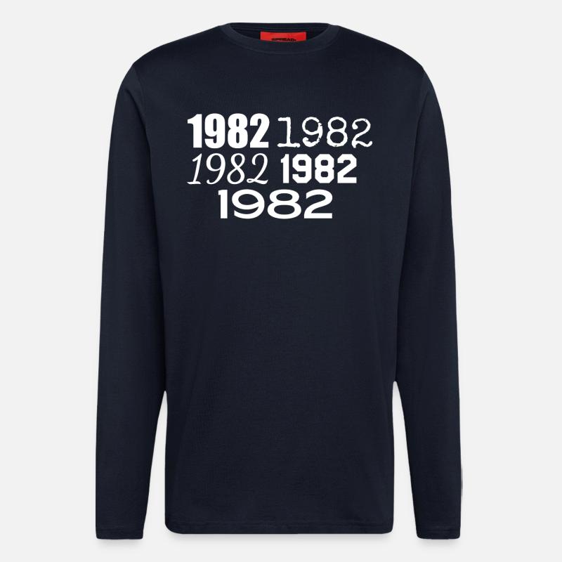 1982 - Langarmshirt - made by SPREAD  - DARK NAVY