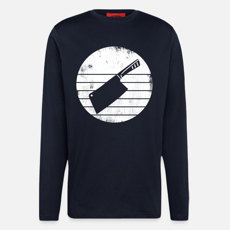 Hackmesser - Langarmshirt - made by SPREAD  - DARK NAVY