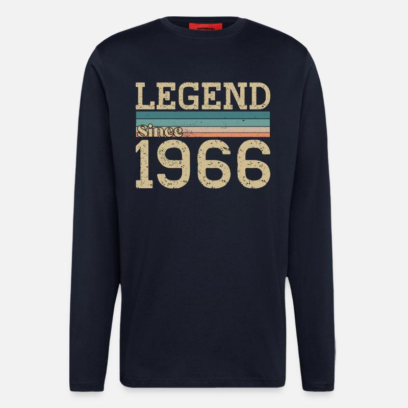 Legende seit 1966 Jubiläum 1966 - Langarmshirt - made by SPREAD  - DARK NAVY