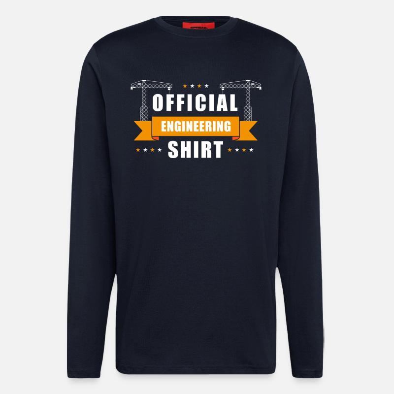 Offizielles Ingenieursshirt - Langarmshirt - made by SPREAD  - DARK NAVY