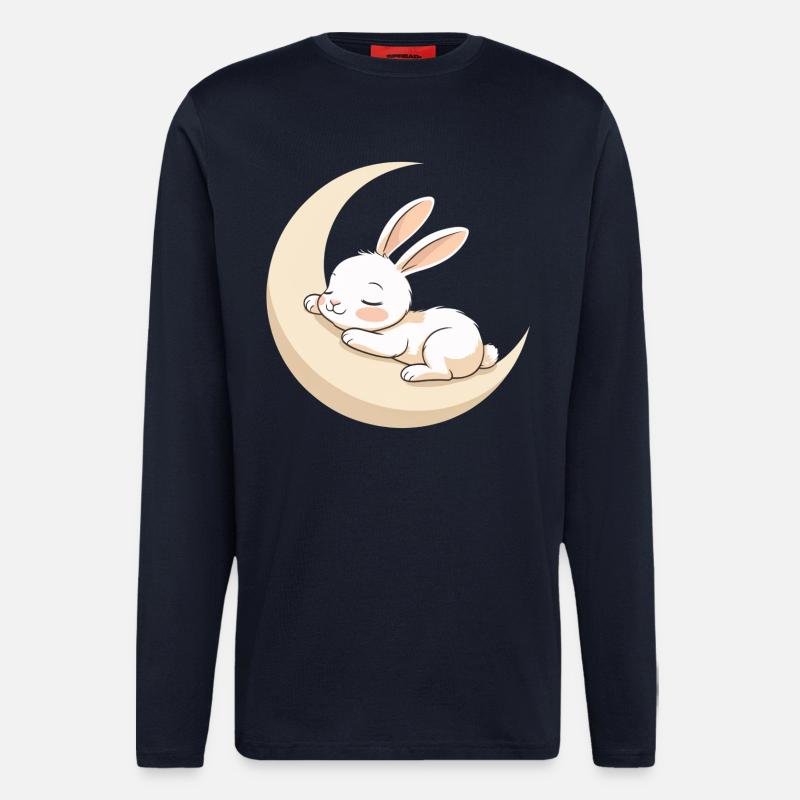 Mondhäschen Traum - Langarmshirt - made by SPREAD  - DARK NAVY