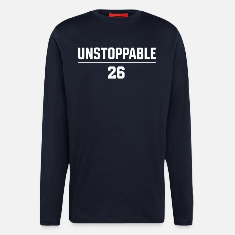 Unstoppable 26 Motivation 2026 - Longsleeve - made by SPREAD  - DARK NAVY