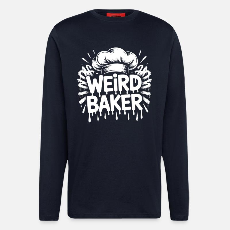 Weird Baker - Longsleeve - made by SPREAD  - DARK NAVY