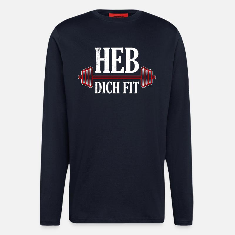 Christmas GET FIT Fun - Longsleeve - made by SPREAD  - DARK NAVY