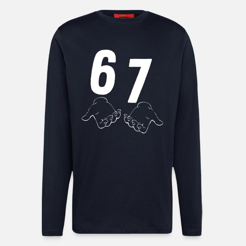 67 Six Seven - Langarmshirt - made by SPREAD  - DARK NAVY