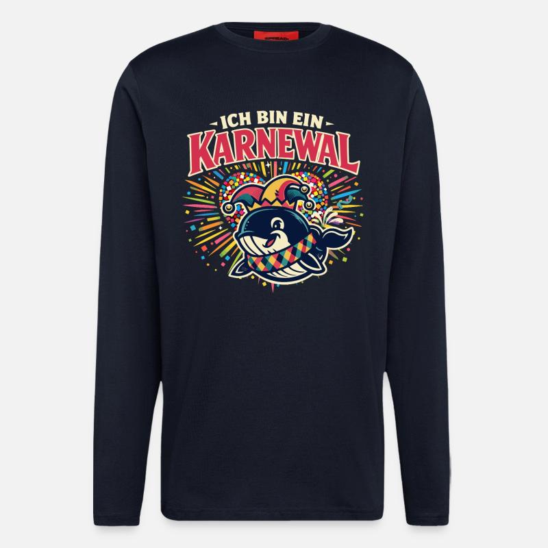 Carnival 2026 Birthday Gift Alaaf - Longsleeve - made by SPREAD  - DARK NAVY