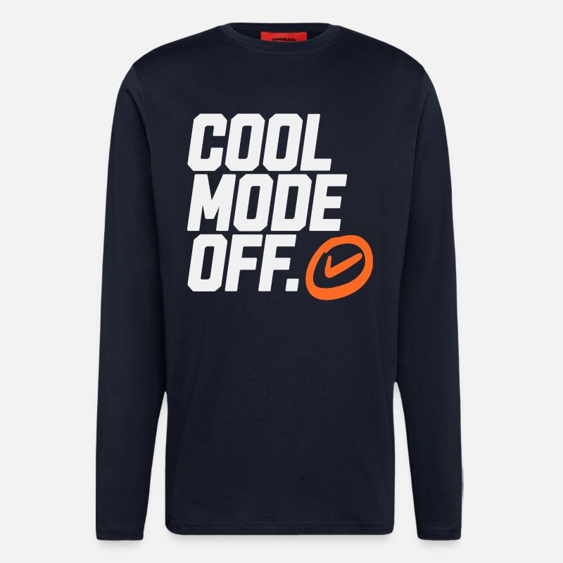 Cool mode from logo - Longsleeve - made by SPREAD  - DARK NAVY