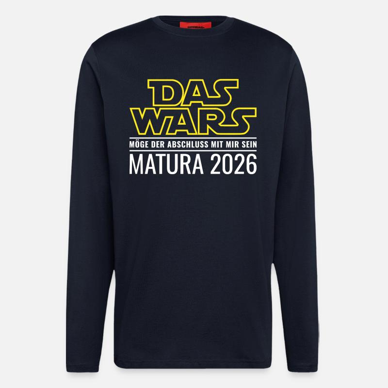 Matura 2026 Das wars - Langarmshirt - made by SPREAD  - DARK NAVY