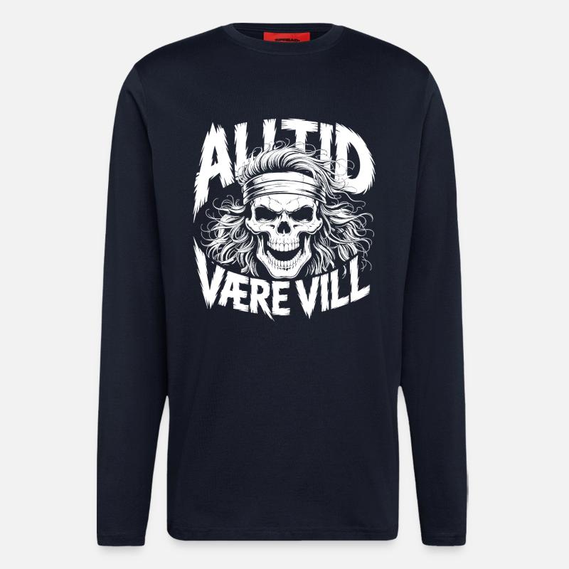 Stay Wild Skull - Longsleeve - made by SPREAD  - DARK NAVY