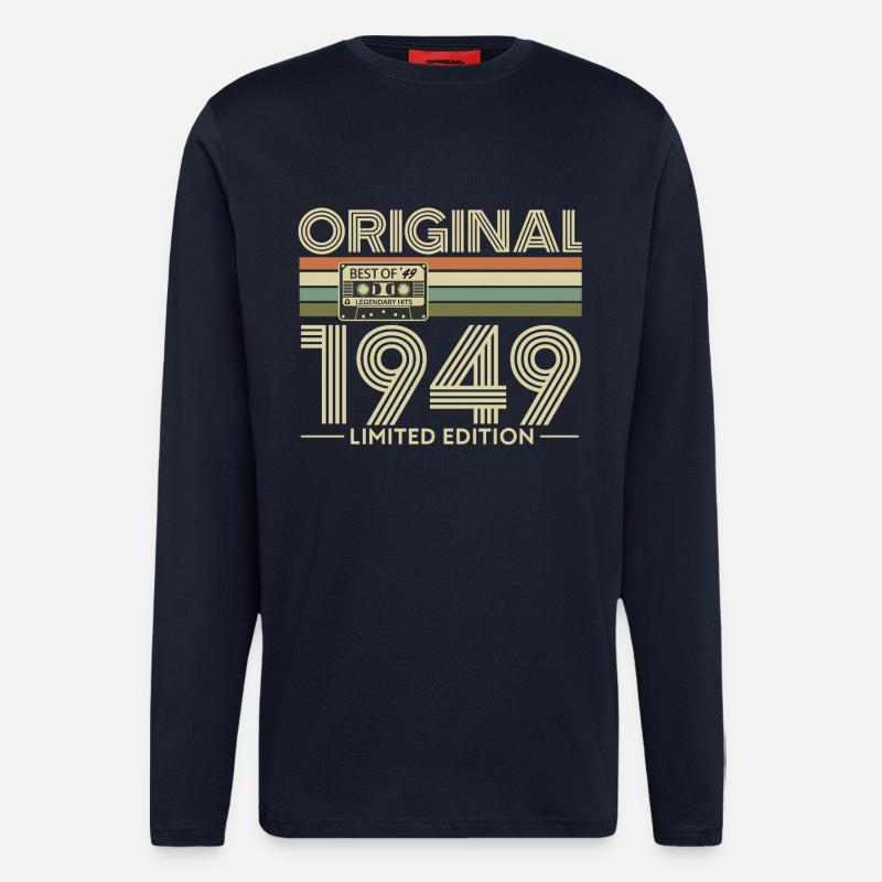 Original 1949 Limited Edition Retro - Longsleeve - made by SPREAD  - DARK NAVY