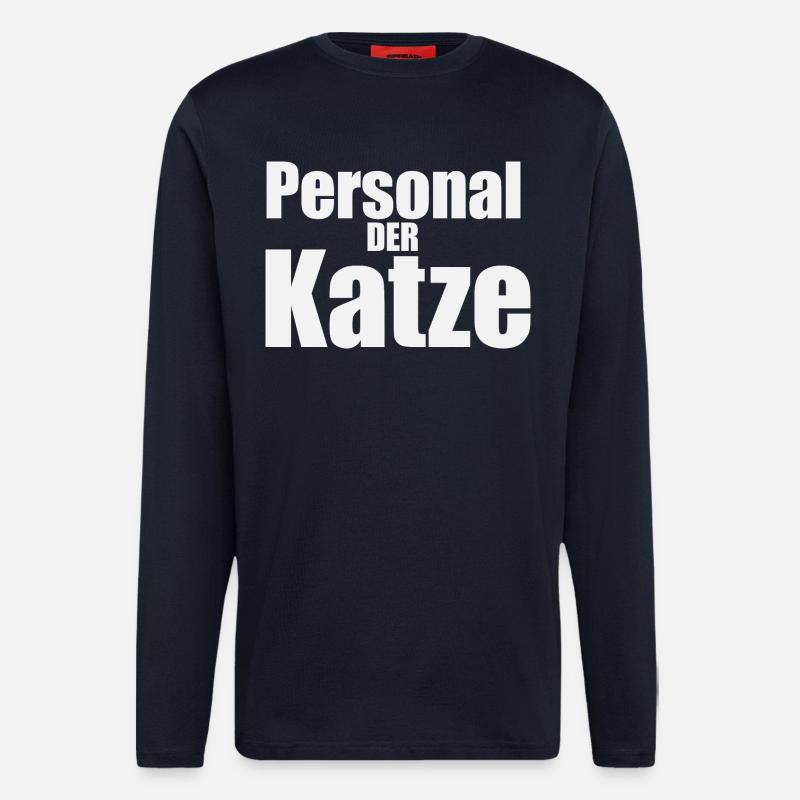 Personal-der-katze - Langarmshirt - made by SPREAD  - DARK NAVY