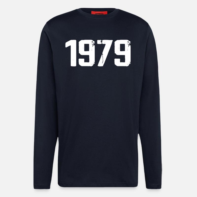 1979 – Großartig seit 1979 - Langarmshirt - made by SPREAD  - DARK NAVY