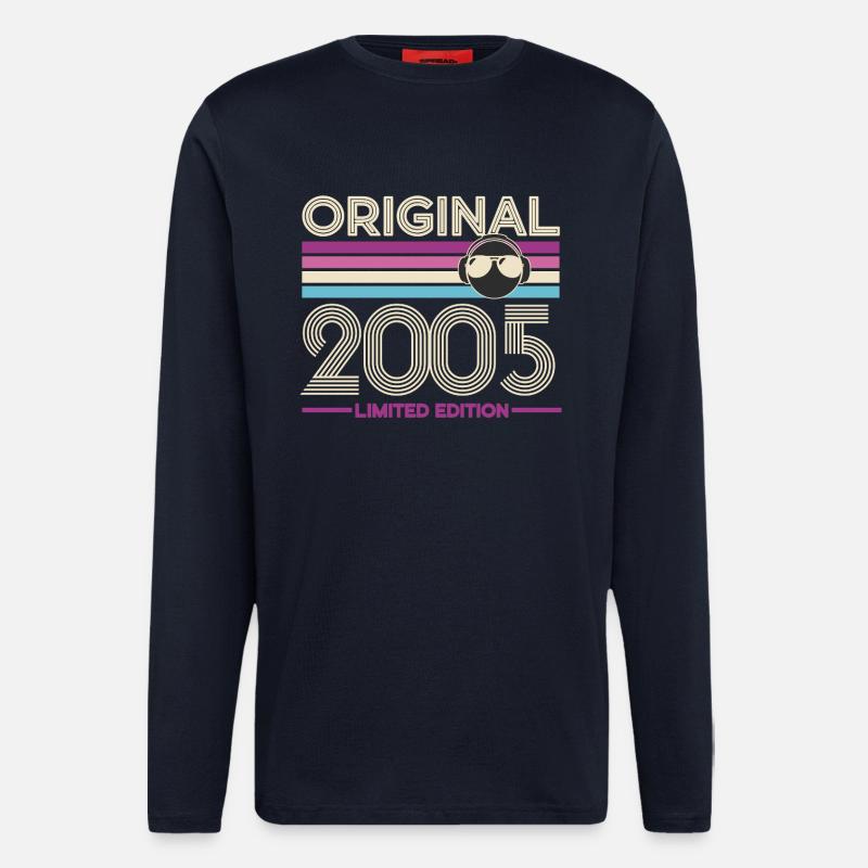 Original 2005 Édition Limitée - Manches longues bio décontracté fabriqué en UE - DARK NAVY