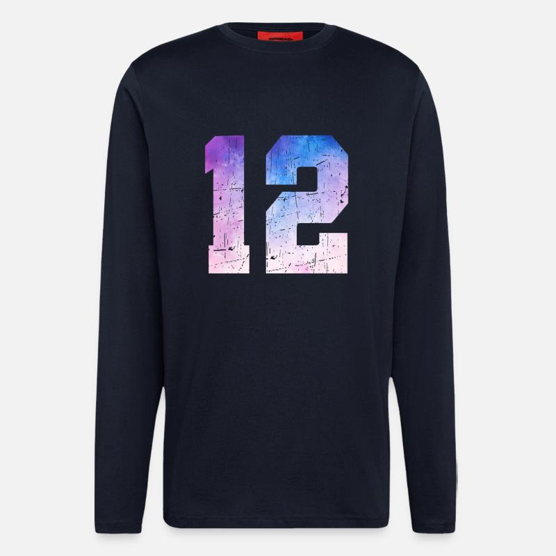Ausgabe 12 – 12. Jubiläumsgeschenk - Langarmshirt - made by SPREAD  - DARK NAVY
