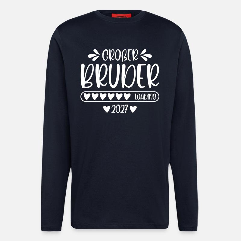 Big Brother 2027 loading - Longsleeve - made by SPREAD  - DARK NAVY