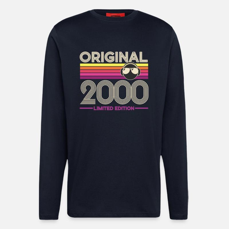 Original 2000 Édition Limitée - Manches longues bio décontracté fabriqué en UE - DARK NAVY